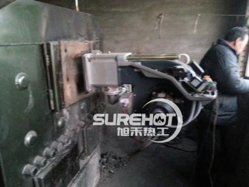 任丘某酒廠 沼氣燃燒器 試驗現場7